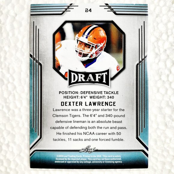 Clemson Tigers 6 Card Lot - CFTBL [1_2_1] - Picture 10 of 14